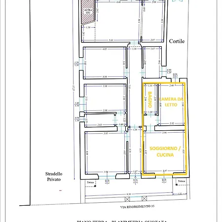 Sant Antioco Yellow Apartment With 2 Way Air Con בית הארחה