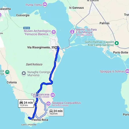 Sant Antioco Yellow With 2 Way Air Con Гостевой дом 3*